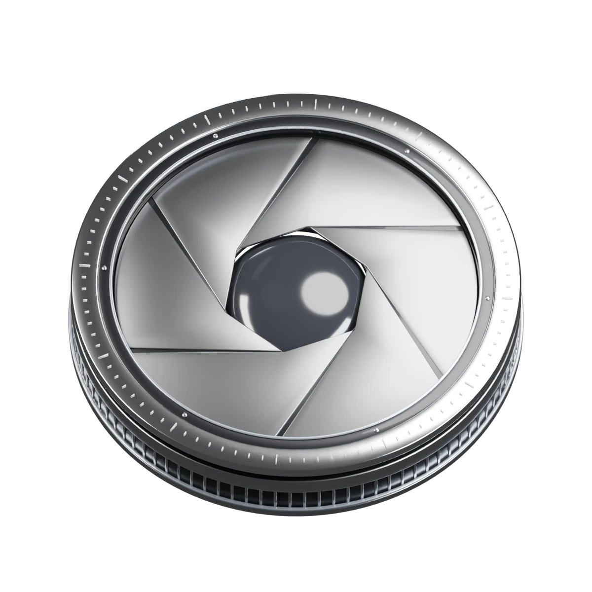 Original Visfits metallic aperture artwork
